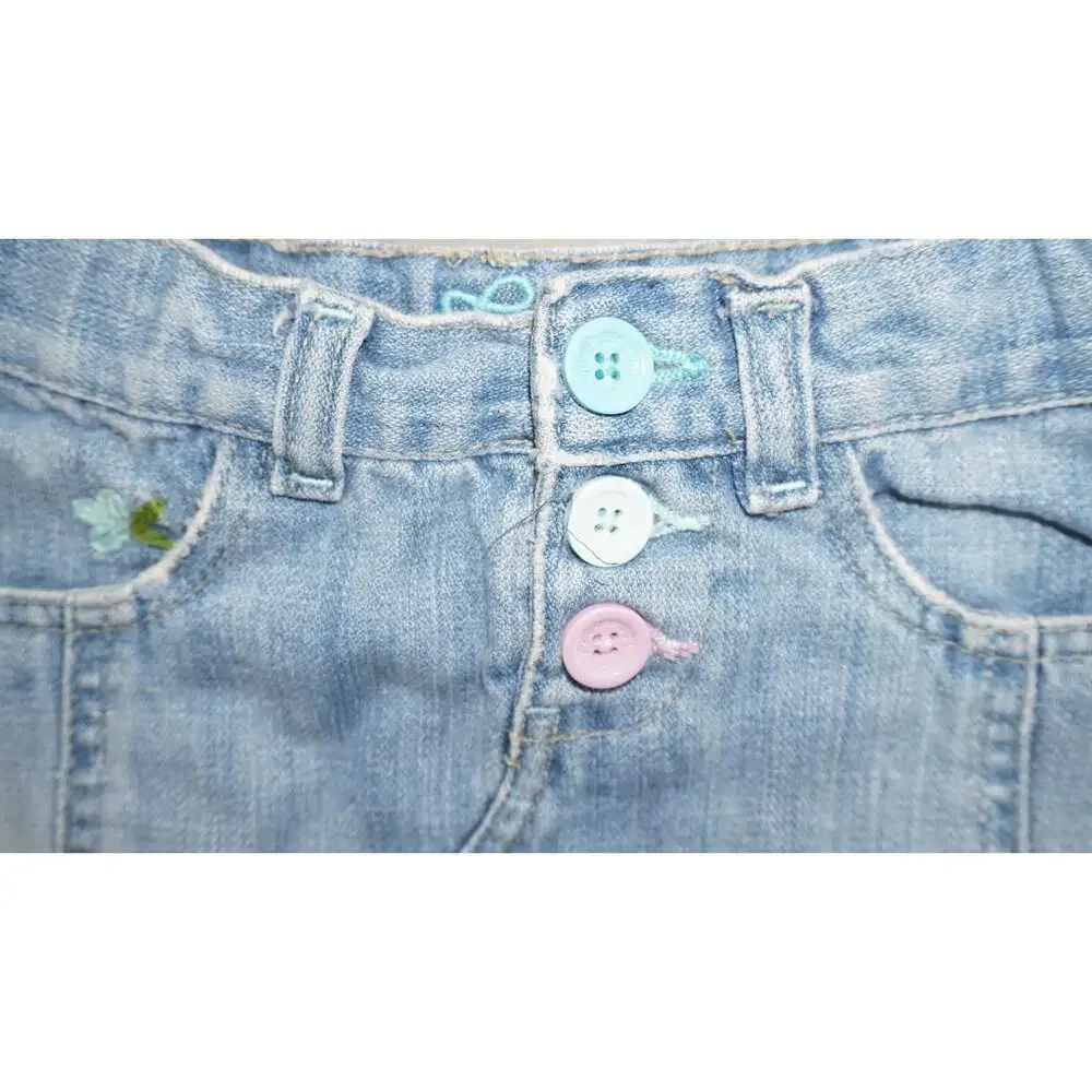 Baby GAP Embroidered Denim Skirt Toddler 3 Years